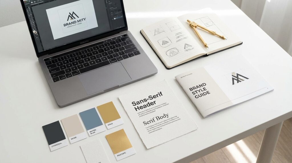 brand identity design for small business 2025