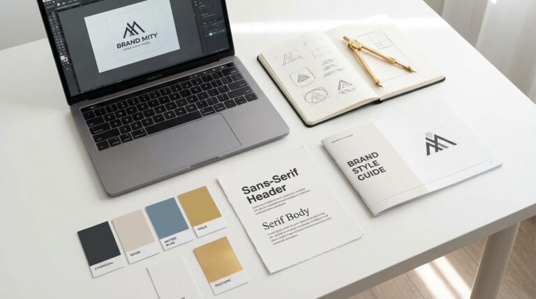 brand identity design for small business 2025