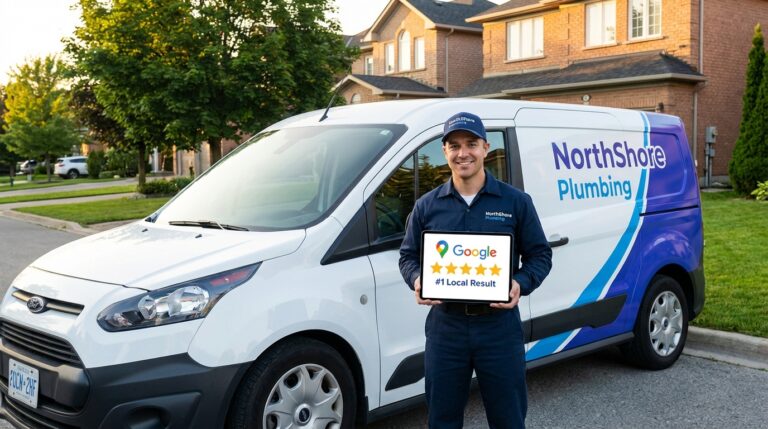 NorthShore Plumbing Toronto local SEO case study SR Orbit