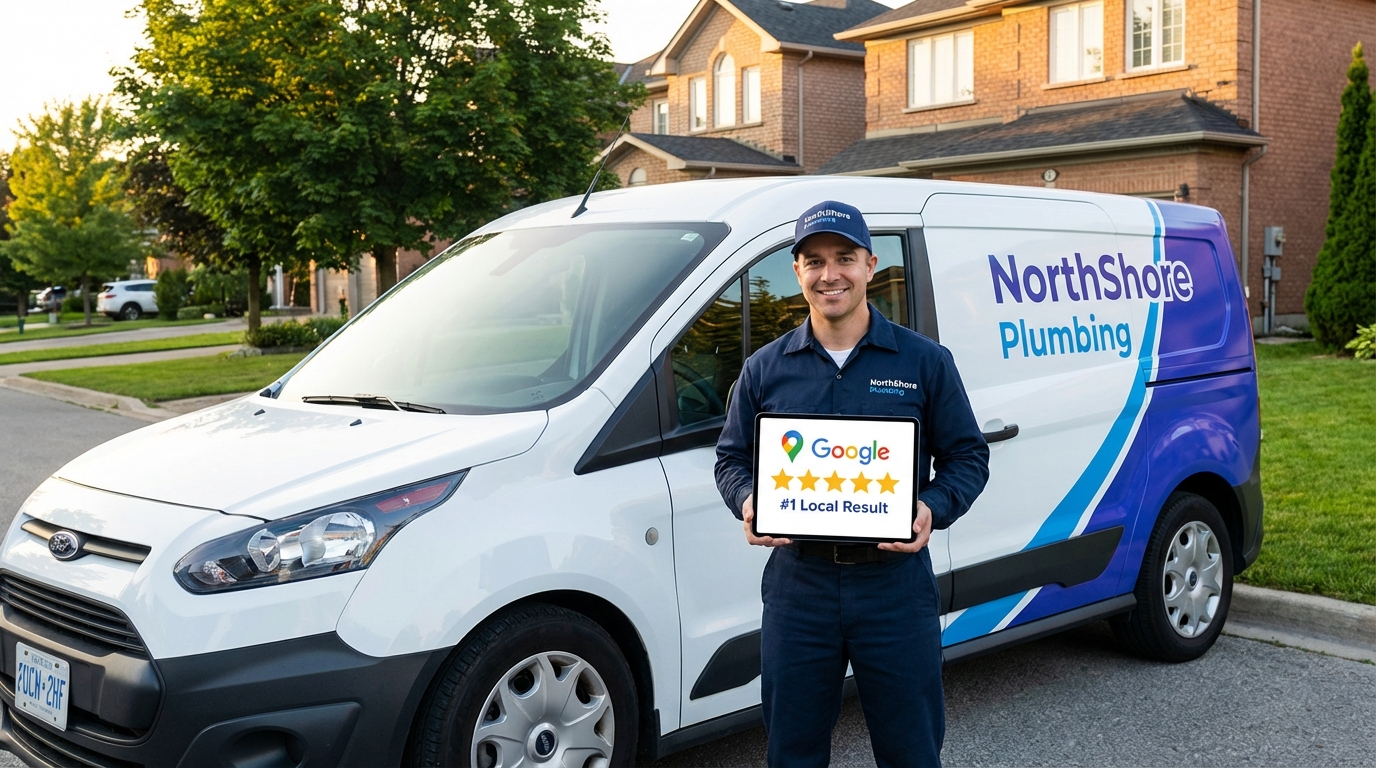 NorthShore Plumbing Toronto local SEO case study SR Orbit