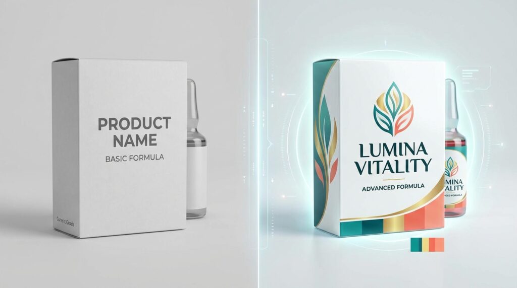 mushroom brand packaging design for functional mushroom products 2025