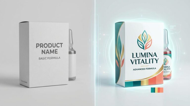 mushroom brand packaging design for functional mushroom products 2025