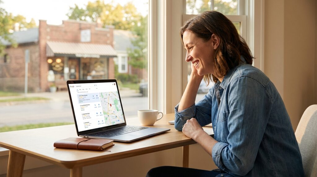 local SEO for small business Google Maps ranking tips 2025